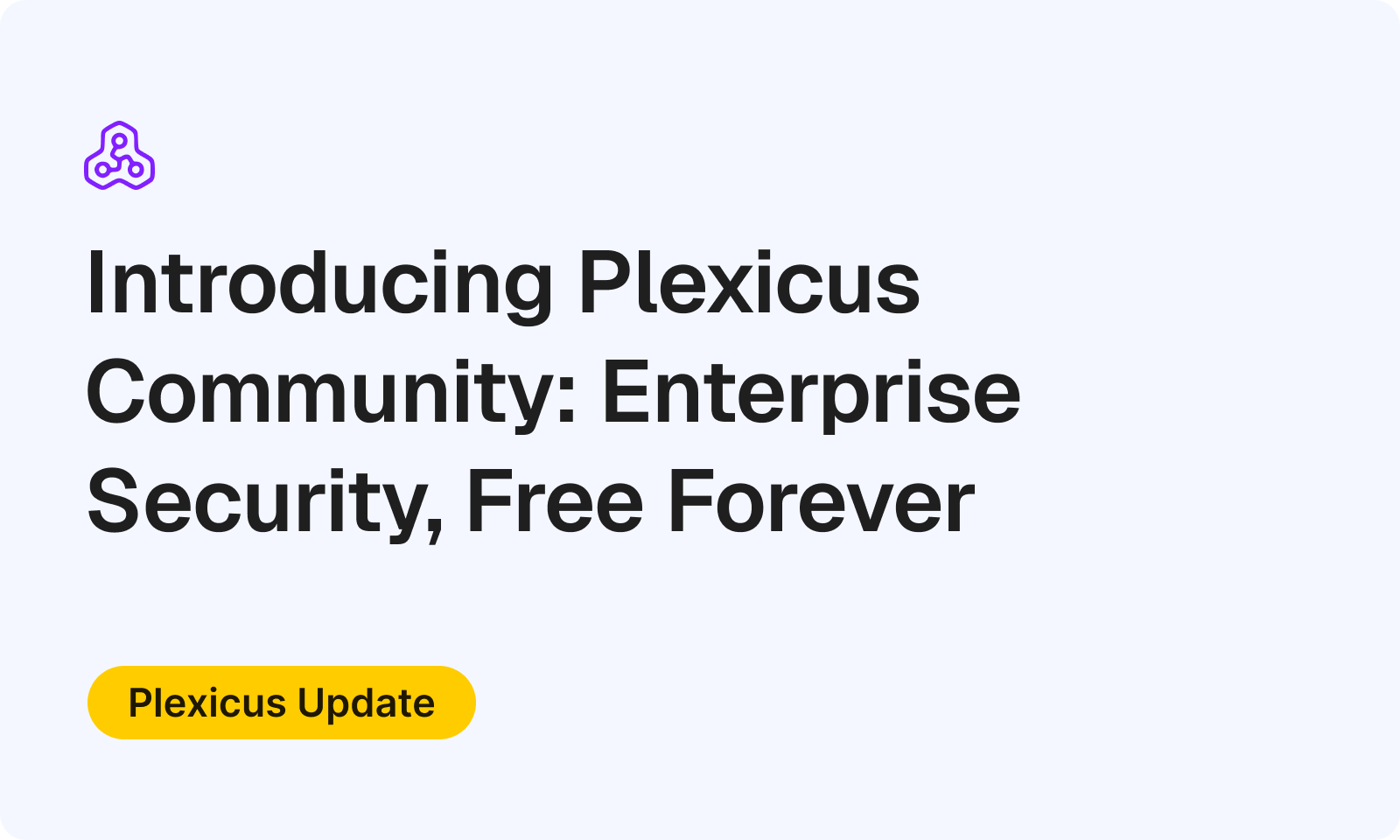 plexicus-community-free-security-platform